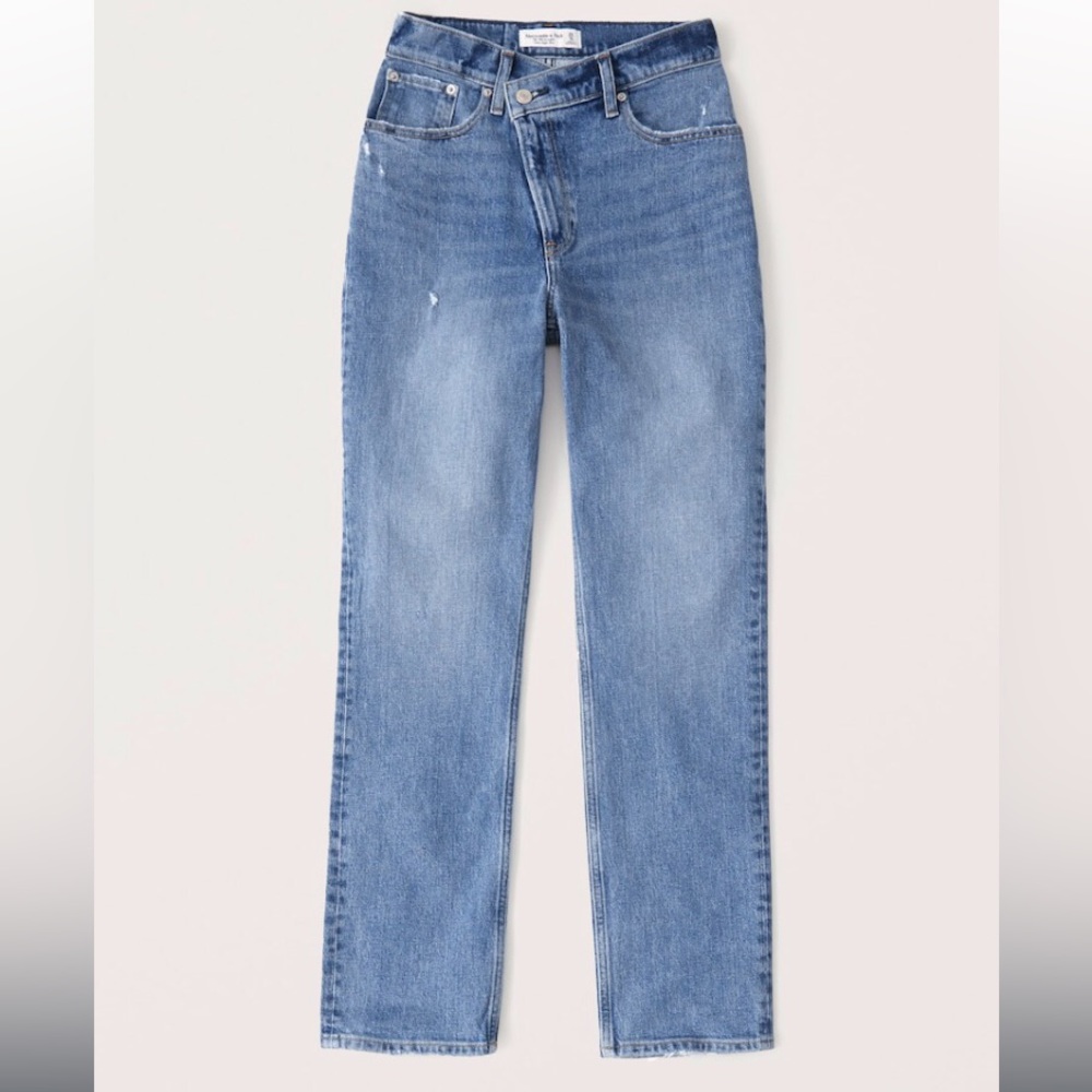 Abercrombie and Fitch curve love 90s straight jeans